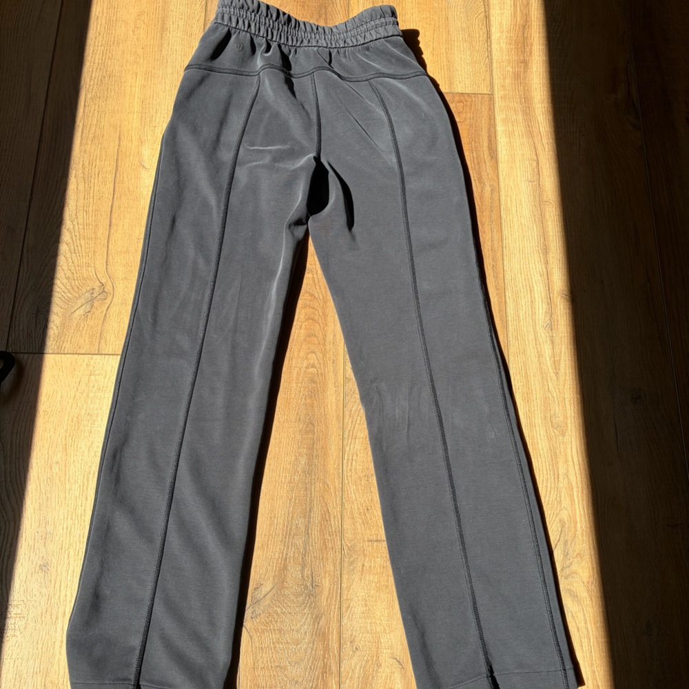 lululemon athletica Black Pull-On Wide-Leg Track Pants